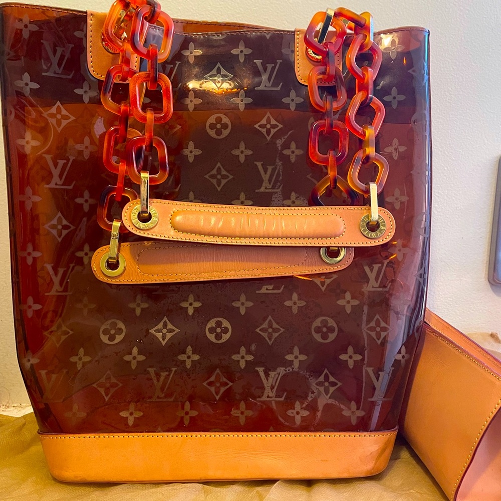 Auth Louis Vuitton Monogram Ambre Casas MM